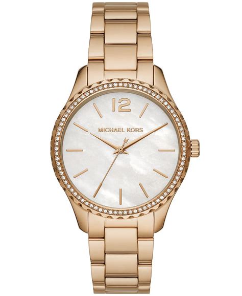 michael kors layton gold tone watch|Amazon.com: Michael Kors Layton Three.